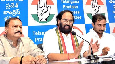 KCR is indulging in falsehoods on drought conditions in utter frustration over BRS losing ground: Uttam