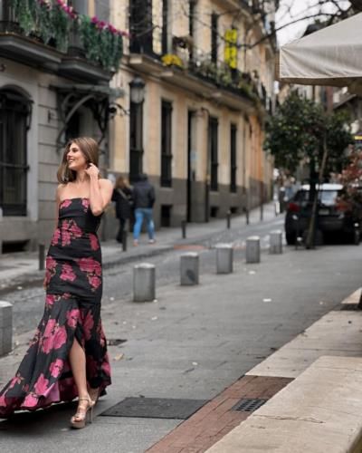Ambar Zenteno Shines In Striking Floral Street Style Photoshoot