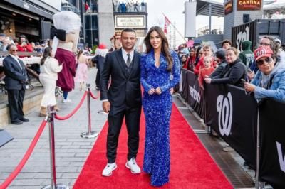 Gerardo Parra And Partner Shine Bright On Red Carpet