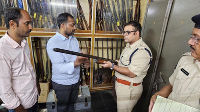 DCP inspects gun stores, verifies records in NTR Commissionerate
