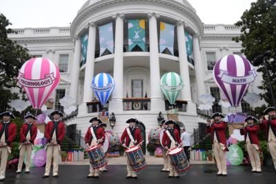 White House Easter Egg Roll Resumes With 'EGG-Ucation' Theme
