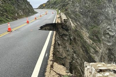 California’s Highway 1 remains closed after road collapsed in storm