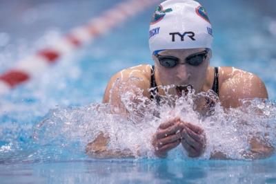 Katie Ledecky's Smooth And Graceful Swim Performance