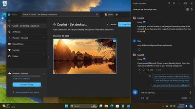 As expected, Microsoft ships Copilot to the Photos app in Windows 11 to help create slideshows and change the desktop background on your PC