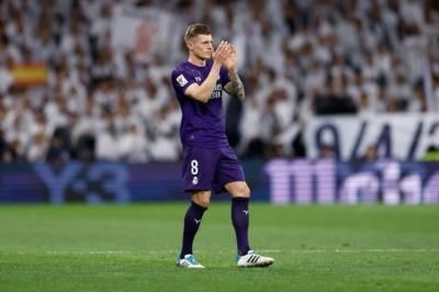 Toni Kroos Celebrates Triumph With Teammates In Joyful Moment