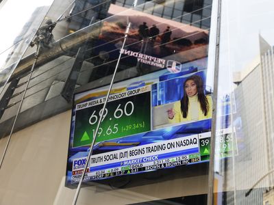 Trump's social media stock tumbles, erasing early gains