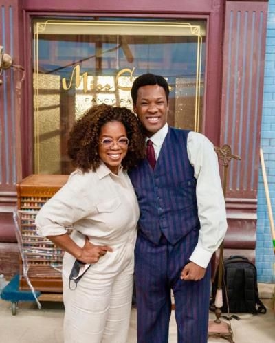 Oprah Winfrey And Corey Hawkins Share Radiant Moment Together