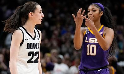 NCAA women’s basketball tournament: Iowa beat LSU in Caitlin Clark v Angel Reese rematch – as it happened