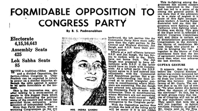 Elections that shaped India | 1967 elections and the rise of Indira Gandhi