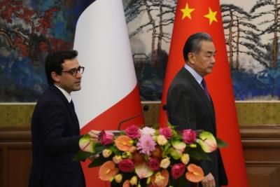 French Foreign Minister Presses China On Trade And Ukraine