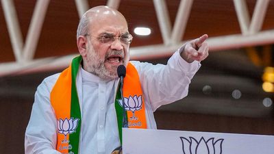 Union Home Minister Amit Shah begins campaign in Karnataka by alleging power tussle between CM and Deputy CM