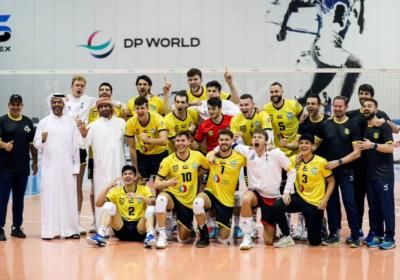 Bruno Rezende And Teammates Celebrate Victory In Volleyball Triumph