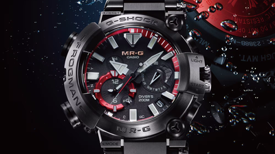Casio launches full metal G-Shock Frogman watch with red sapphire crystal and gold detailing