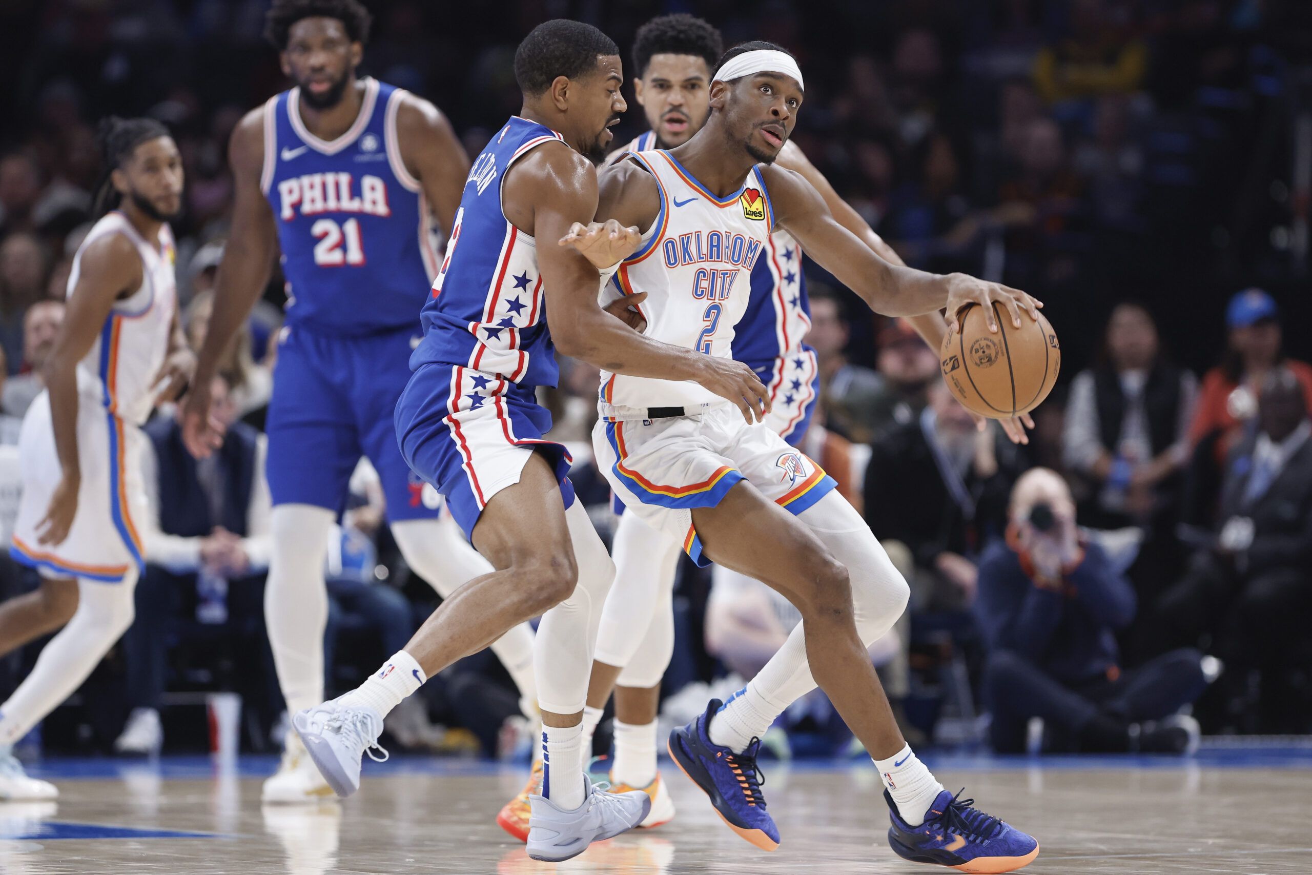 Full injury report for Tuesday’s Thunder vs. Sixers…