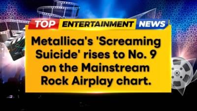 Metallica's 'Screaming Suicide' Climbs To Top 10 On Rock Chart