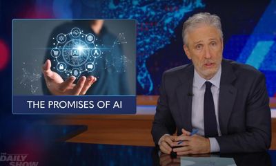 Jon Stewart on AI: ‘It’s replacing us in the workforce – not in the future, but now’