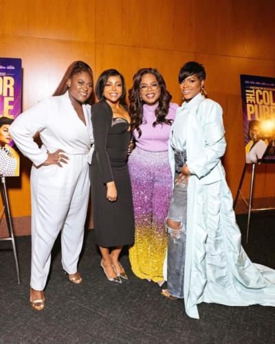 Oprah Winfrey Reunites With 'The Color Purple' Cast
