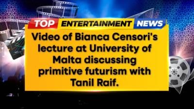 Bianca Censori Delivers Guest Lecture On Primitive Futurism At University