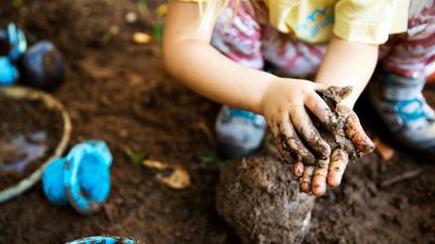 Is playing in the dirt good for kids' immune systems?