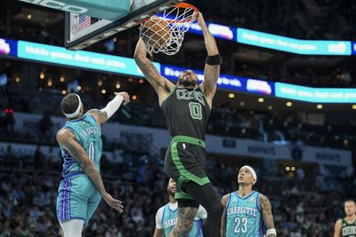 Boston Celtics cruise past Charlotte Hornets as Jayson Tatum picks apart defense