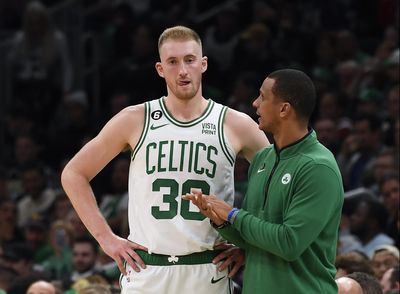 Boston coach Joe Mazzulla praises Sam Hauser’s impact on the Celtics’ offense