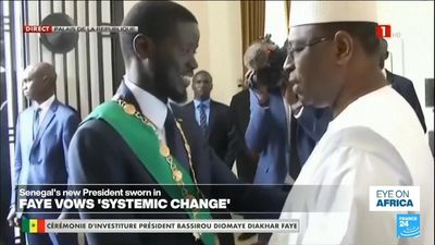 Senegal's new president Bassirou Diomaye Faye sworn in