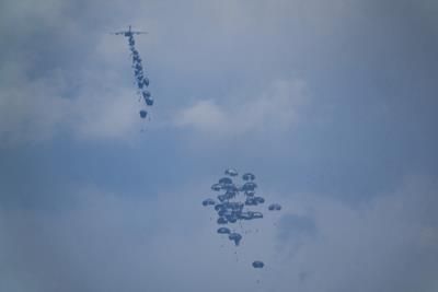 US Conducts Airdrop Of Food Into Northern Gaza