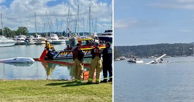 'Flying boat' crashes into lake, emergency services race to the scene
