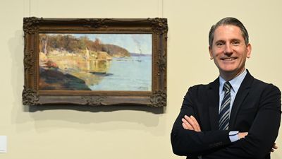 Streeton painting unveiled for first time in 130 years