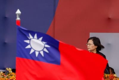 Taiwanese President Tsai Ing-Wen Responds To Earthquake Crisis