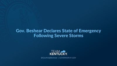 Governor Beshear declares a state of emergency after severe weather rips through Kentucky