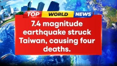 Four Killed In Taiwan Earthquake, 57 Injured