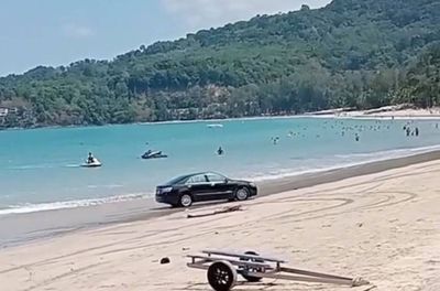 Man fined for beach joyride