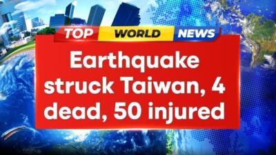 Taiwan Earthquake Kills Four, Sparks Tsunami Warning In Japan