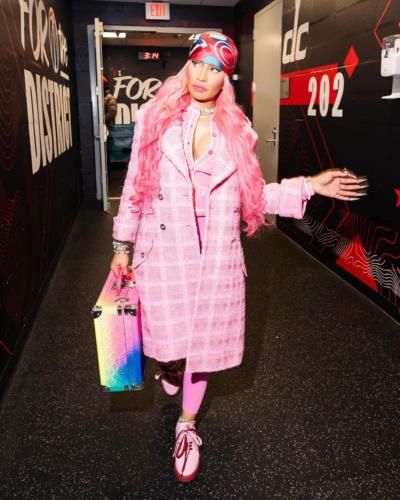 Nicki Minaj Stuns In Vibrant Pink Photoshoot