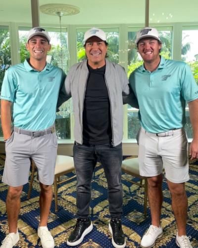 Joaquin Niemann And Ivan Zamorano Unite For Latin Golf Support