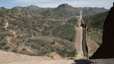Exploring the Mexico-US borderlands: 3 days riding among the mountains the border wall blasted through