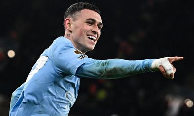 Phil Foden’s sublime hat-trick helps Manchester City cruise past Aston Villa