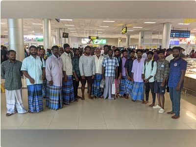 19 fishermen from Tamil Nadu released from Sri Lankan prison arrives in Chennai