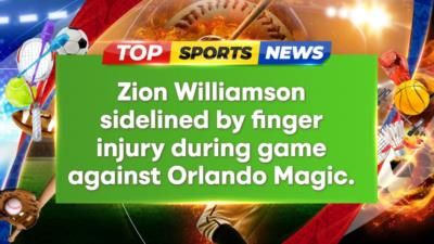 Zion Williamson Sidelined With Finger Injury During Pelicans' Loss