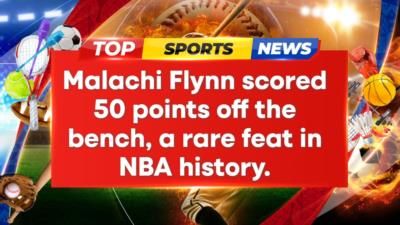 Malachi Flynn Scores Career-High 50 Points In Pistons' Loss