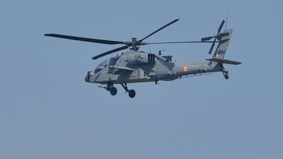 IAF Apache attack helicopter sustains damage during precautionary landing in Ladakh