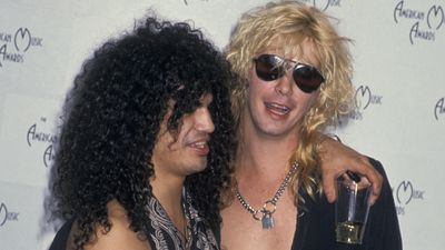 "We all did shots with him!" The Hollywood icon that left Guns N' Roses "very wobbly" while shooting one of their most famous videos