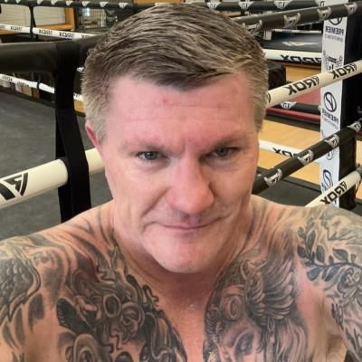 Ricky Hatton Boxing Session And Shirtless Selfie