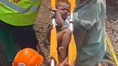 15-month-old Satwik makes it back safe from borewell