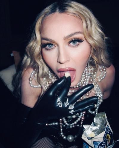 Madonna Stuns In Bold Black Ensemble On Instagram Photoshoot