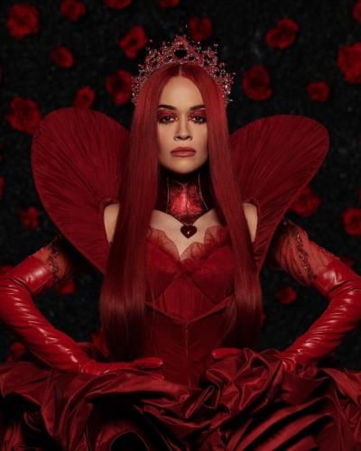Rita Ora Radiates Confidence In Vibrant Red Photoshoot