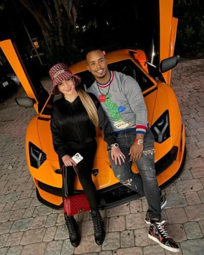 Jean Segura And Partner Radiate Joy And Style With Luxury Car