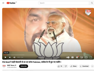 How dubious YouTube ‘news’ channels are boosting Modi in India’s election