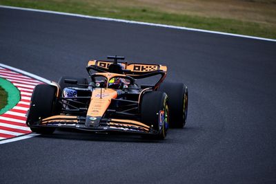 F1 Japanese GP: Piastri tops FP2 as wet track curtails running